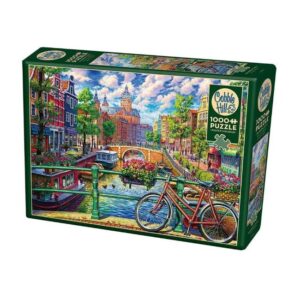 COBBLE HILL 1000 PIECE AMSTERDAM CANAL