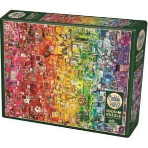 COBBLE HILL 1000 PIECE COLOURFUL RAINBOW