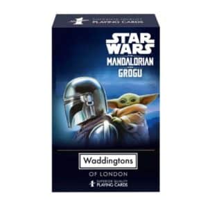 WADDINGTONGS STAR WARS THE MANDALORIAN AND GROGU PLAYING CARDS