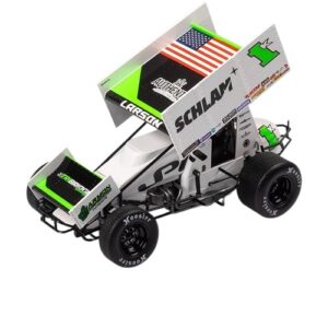 AUTHENTIC 1:18 JASON PRYDE MOTORSPORT SPRINTCAR 2025 HIGH LIMITS INTERNATIONAL WINNER #1K LARSON (ACD18SC26A)