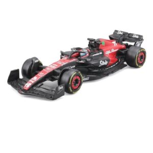 BBURAGO 1:43 F1 ALFA ROMEO C43 2023 #77 BOTTAS IN ACRYLIC CASE (#38086B)