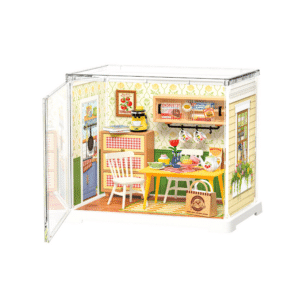 ROBOTIME DIY PLASTIC SUPERSTORE MINI FLORAL DINING ROOM