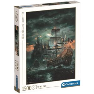 CLEMENTONI 1500 PIECE PIRATE SHIP