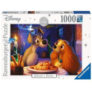 RAVENSBURGER 1000 PIECE DISNEY LADY & THE TRAMP