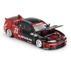 MINI GT 1:64 KAIDO★HOUSE NISSAN SKYLINE GT-R (R33) KAIDO WORKS ADVAN V1 (KHMG191)