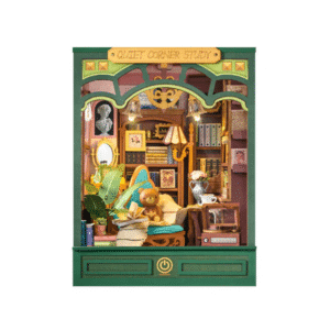 ROBOTIME DIY BOOKENDS KIT QUIET CORNER STUDY