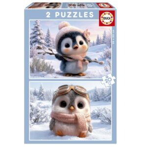 EDUCA 2x20 PIECE CUTE PENGUINS