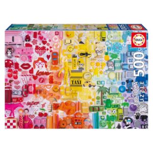 EDUCA 500 PIECE COLOURS COLLAGE