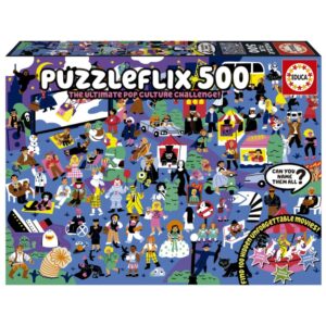 EDUCA 500 PIECE PUZZLEFLIX 100 HIDDEN MOVIES