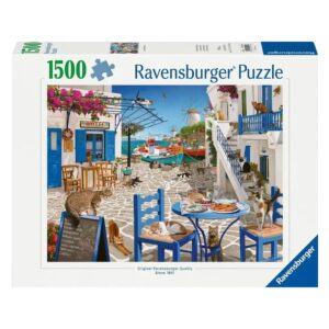 RAVENSBURGER 1500 PIECE CATS OF MYKONOS