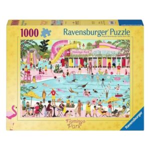 RAVENSBURGER 1000 PIECE FLAMINGO PARK