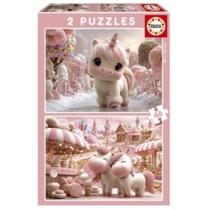 EDUCA 2x48 PIECE SWEET UNICORNS