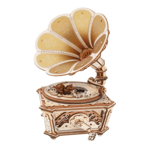 ROBOTIME MECHANICAL GEAR MUSIC BOX DIVA GRAMOPHONE (AMK82)