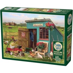 COBBLE HILL 1000 PIECE HAPPY HEN HOUSE