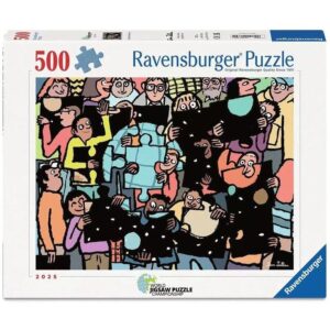 RAVENSBURGER 500 PIECE PUZZLE COMMUNITY WORLD JIGSAW PUZZLE CHAMPIONSHIP 2025