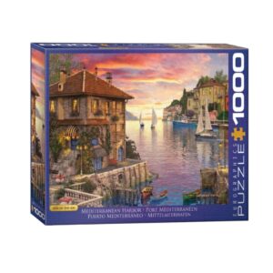 EUROGRAPHICS 1000 PIECE MEDITERRANEAN HARBOUR, DOMINIC DAVISON