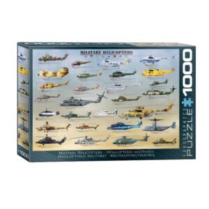 EUROGRAPHICS 1000 PIECE MILITARY HELICOPTERS