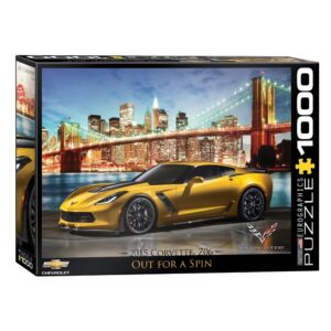 EUROGRAPHICS 1000 PIECE CORVETTE IN MANHATTAN