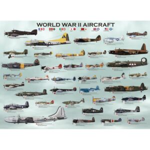 EUROGRAPHICS 1000 PIECE WORLD WAR II AIRCRAFT