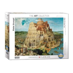 EUROGRAPHICS 1000 PIECE THE TOWER OF BABEL, PIETER BRUEGEL