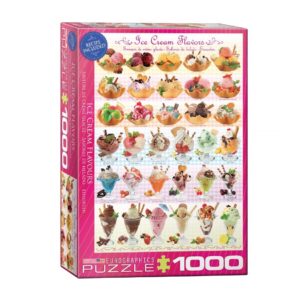 EUROGRAPHICS 1000 PIECE ICE CREAM FLAVOURS