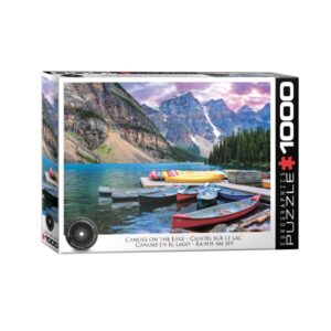 EUROGRAPHICS 1000 PIECE CANOES ON THE LAKE