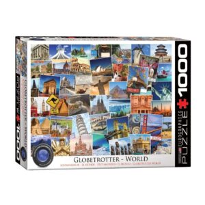EUROGRAPHICS 1000 PIECE GLOBETROTTER WORLD