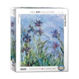 EUROGRAPHICS 1000 PIECE IRISES, CLAUDE MONET
