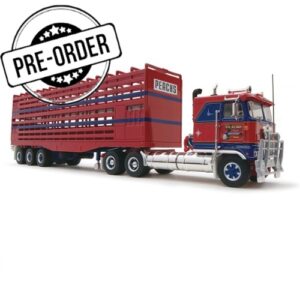 (PRE-ORDER NOW) HIGHWAY REPLICAS 1:64 KENWORTH FREIGHT SEMI TRAILER PEACHS TRANSPORT (12040)