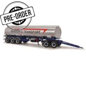 (PRE-ORDER NOW) HIGHWAY REPLICAS 1:64 VERDON'S TRANSPORT TANKER TRAILER W/ DOLLY (12959)