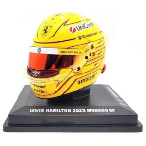 LOOKSMART 1:5 F1 HELMET 2025 MONACO GP LEWIS HAMILTON (LSHEL016)