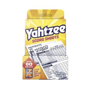 YAHTZEE SCORE PADS REFRESH 2026