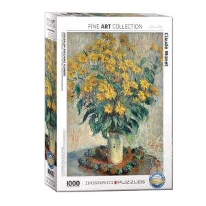 EUROGRAPHICS 1000 PIECE ARTICHOKE FLOWERS, CLAUDE MONET