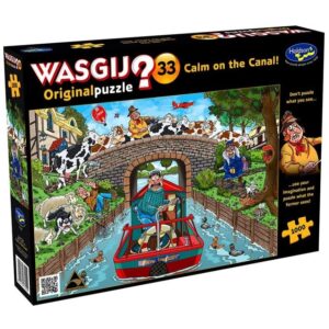 WASGIJ 1000 PIECE ORIGINAL 33 CALM ON THE CANAL