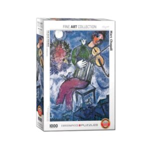 EUROGRAPHICS 1000 PIECE THE BLUE VIOLINIST, MARC CHAGALL