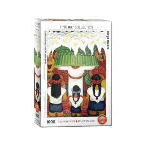 EUROGRAPHICS 1000 PIECE RIVERA FLOWER FESTIVAL FEAST OF SANTA ANITA