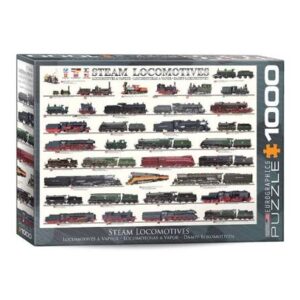 EUROGRAPHICS 1000 PIECE STEAM LOCOMOTIVES
