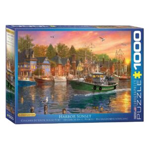 EUROGRAPHICS 1000 PIECE HARBOR SUNSET, DOMINIC DAVISON