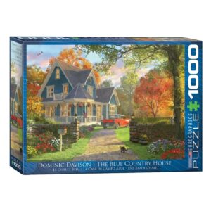 EUROGRAPHICS 1000 PIECE THE BLUE COUNTRY HOUSE