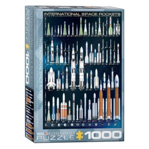 EUROGRAPHICS 1000 PIECE INTERNATIONAL SPACE ROCKETS