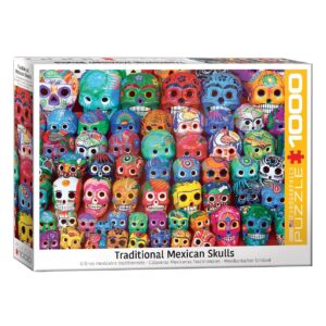 EUROGRAPHICS 1000 PIECE MEXICAN SKULLS
