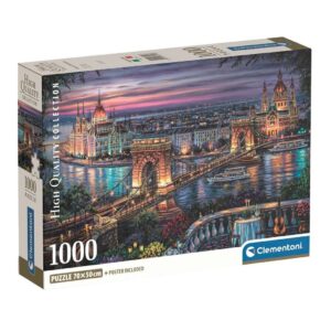CLEMENTONI 1000 PIECE LIGHTS OF THE DANUBE