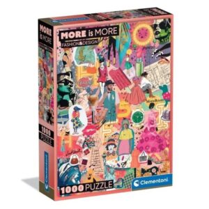 CLEMENTONI 1000 PIECE MORE IS MORE - FASHION & DESIGN