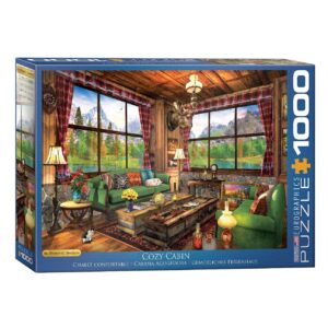 EUROGRAPHICS 1000 PIECE COZY CABIN, DOMINIC DAVISON
