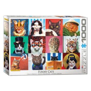 EUROGRAPHICS 1000 PIECE FUNNY CATS