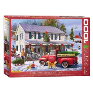 EUROGRAPHICS 1000 PIECE CHRISTMAS ANTIQUE STORE