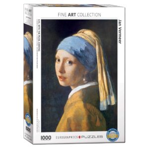EUROGRAPHICS 1000 PIECE THE GIRL WITH THE PEARL EARRING, JAN VERMEER