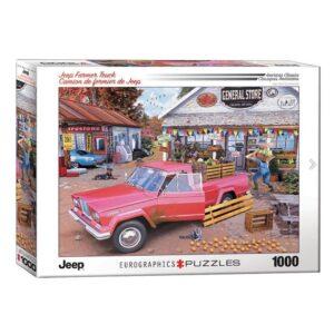 EUROGRAPHICS 1000 PIECE JEEP FARMERS TRUCK