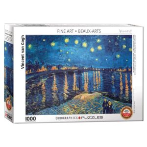EUROGRAPHICS 1000 PIECE VAN GOGH STARRY NIGHT OVER THE RHONE