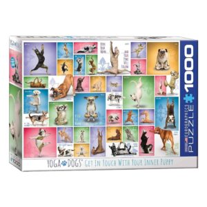 EUROGRAPHICS 1000 PIECE YOGA DOGS
